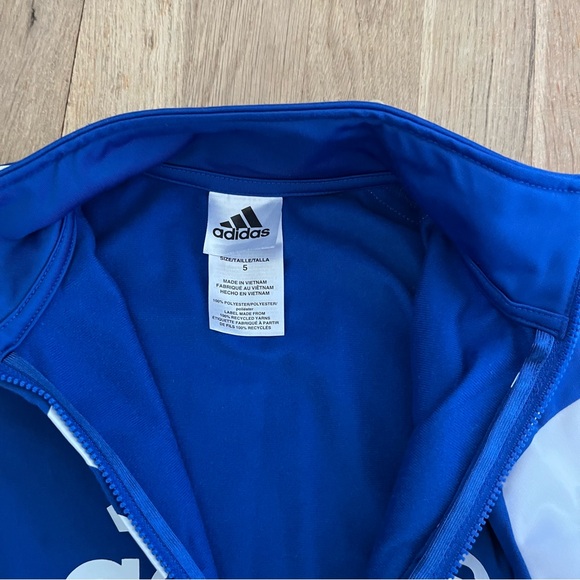 Kids black and blue adidas track suit set - Picture 7 of 7